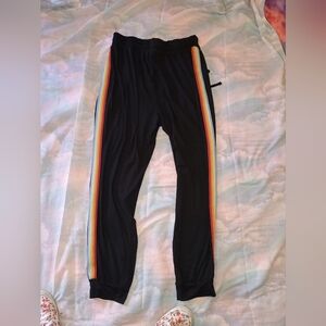 Woman's Eye candy soft polyester joggers size L